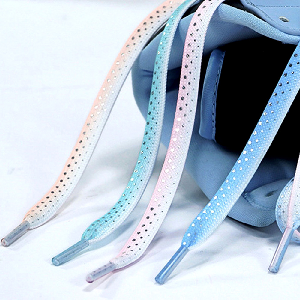 2 Pairs Gradient Splash Ink Si - Lace Replacement Flat recensie en prijs