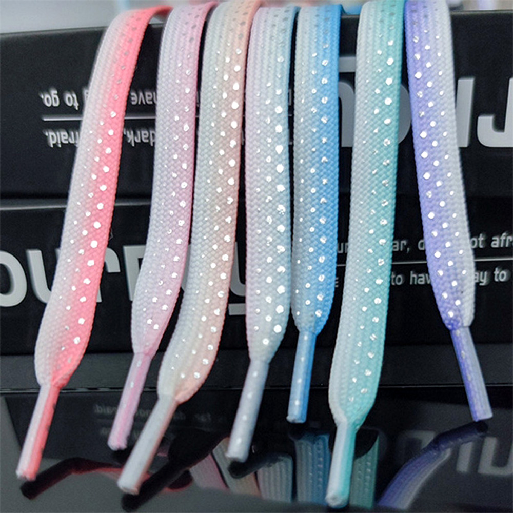 2 Pairs Gradient Splash Ink Si - Lace Replacement Flat recensie en prijs