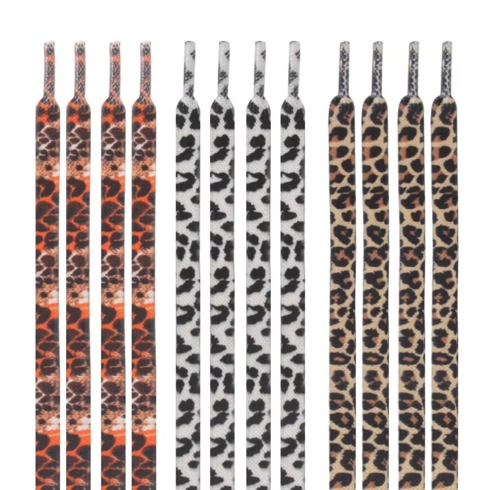 1Pair 120CM Fashion Leopard Pr - Lace Replacement Flat recensie en prijs