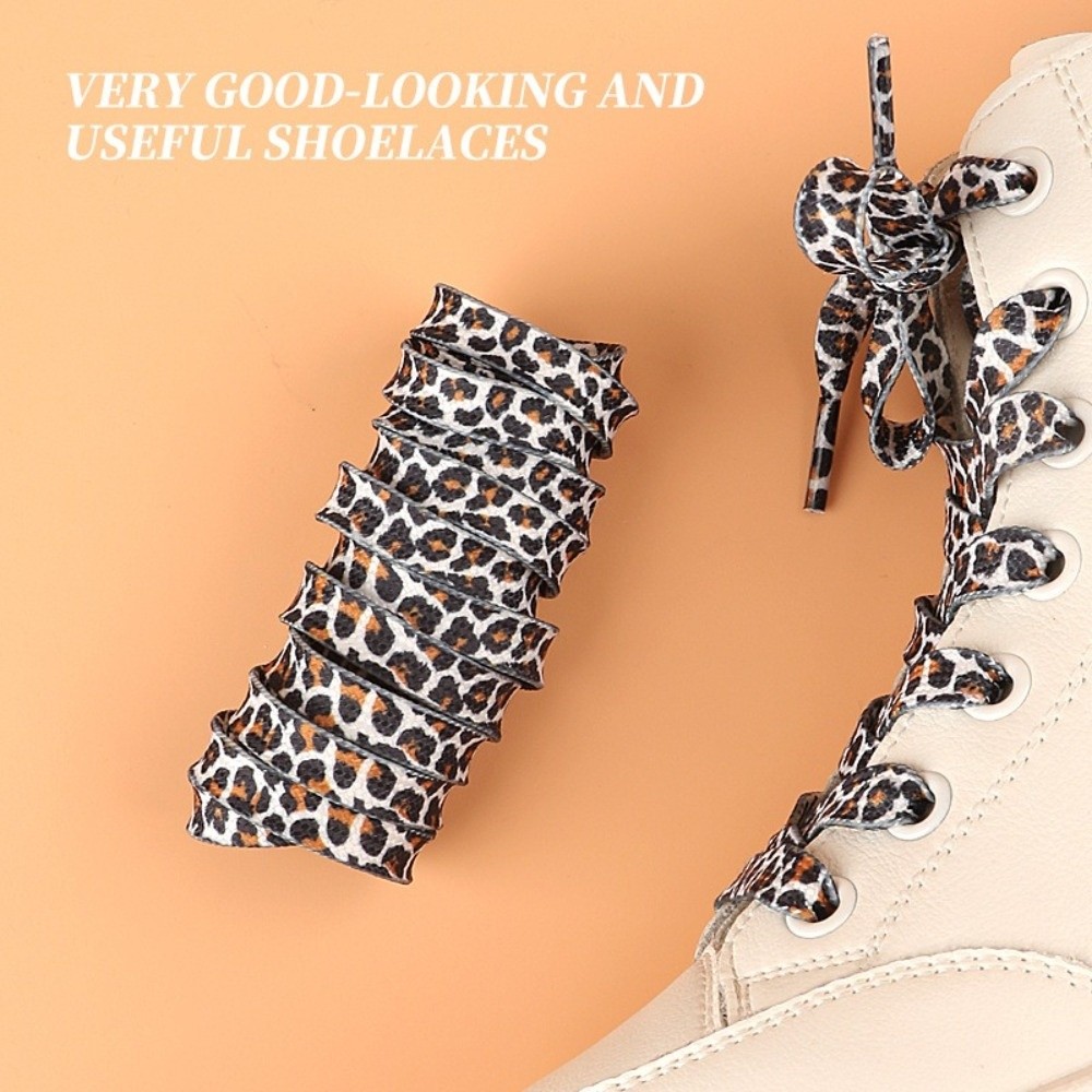 1Pair 120CM Fashion Leopard Pr - Lace Replacement Flat recensie en prijs