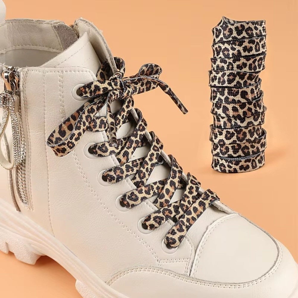 1Pair 120CM Fashion Leopard Pr - Lace Replacement Flat recensie en prijs