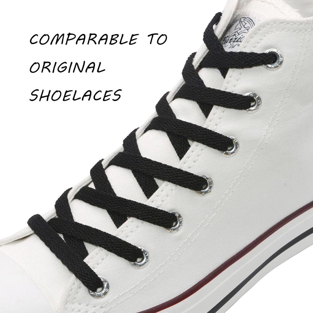 Flat Trainers Shoelace, 8mm Wi - Lace Replacement Flat recensie en prijs
