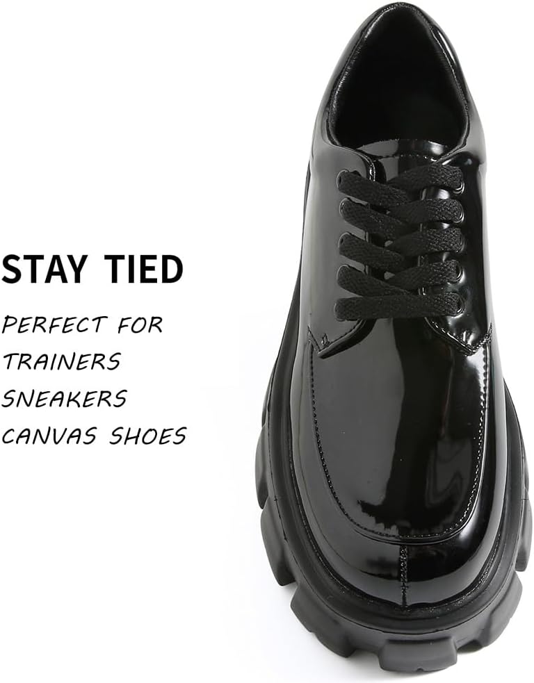 Flat Trainers Shoelace, 8mm Wi - Lace Replacement Flat recensie en prijs