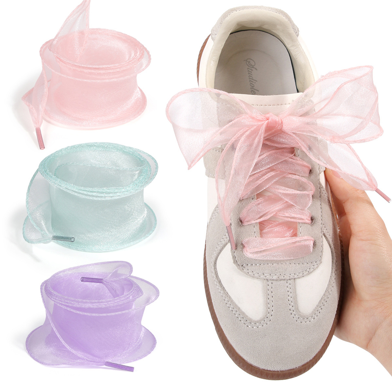 Fishtail Organza Ribbon Shoela - Lace Replacement Flat recensie en prijs