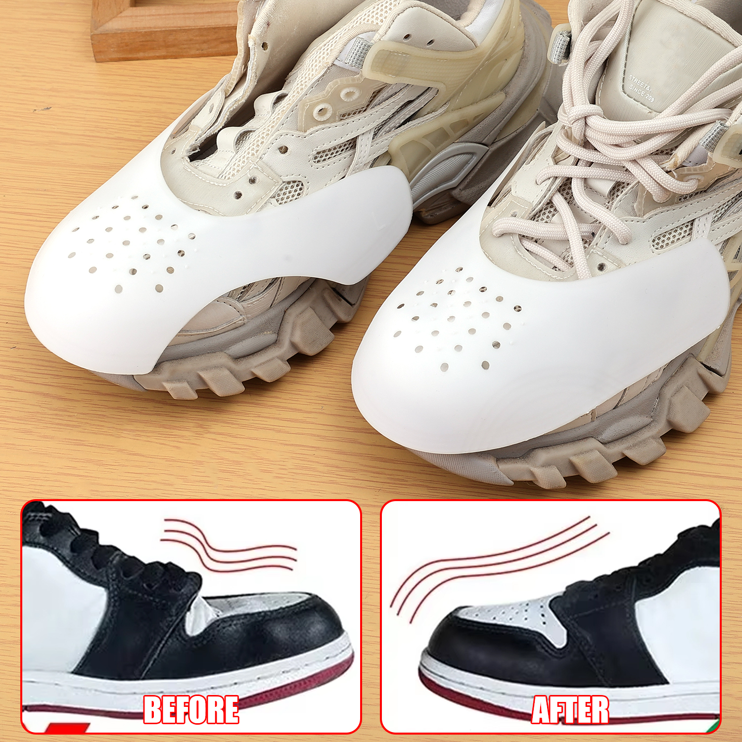 Breathable Protector Shoe Head - Crease Protector Toe recensie en prijs